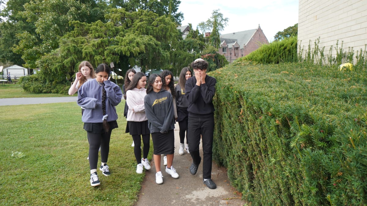 WHHS students on campus